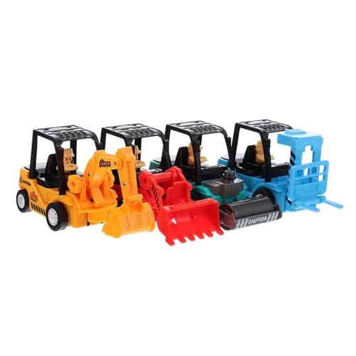WOONEKY 4 Stück Teiliges Baustellenfahrzeug Mechanischer Bagger Bulldozer für Fördert Kreativität Hand Augen Koordination für Drinnen und Draußen WOONEKY 4 Stück Teiliges Baustellenfahrzeug Mechanischer Bagger Bulldozer für Fördert Kreativität Hand Augen Koordination für Drinnen und Draußen von WOONEKY