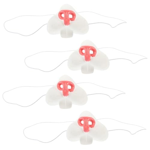 WOONEKY 4 Stück Teiliges Bunny Nose Realistische Hasen nasen Kostüm accessoires für Cosplay Halloween Karneval Fasching Party Zubehör WOONEKY 4 Stück Teiliges Bunny Nose Realistische Hasen nasen Kostüm accessoires für Cosplay Halloween Karneval Fasching Party Zubehör von WOONEKY