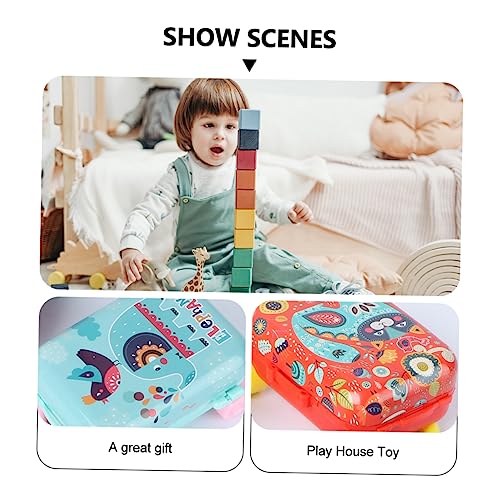 WOONEKY 4 Stück Teiliges Koffer für Lustiges Rollenspielzeug für Kreative Spielzeiten Lernspielzeug Fantasie und Farberkennung WOONEKY 4 Stück Teiliges Koffer für Lustiges Rollenspielzeug für Kreative Spielzeiten Lernspielzeug Fantasie und Farberkennung von WOONEKY