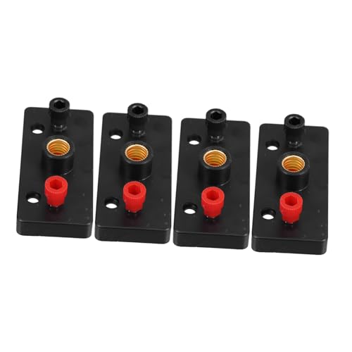 WOONEKY 4 Stück Teiliges Schraubsockel Lampenfassung aus Kunststoff und Kupfer für Physik Experimente Geeignet für Schulprojekte DIY Projekte und Elektrische Schaltungen von WOONEKY