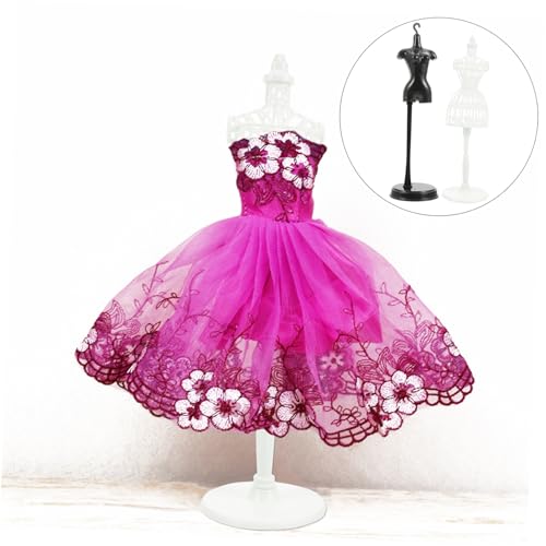 WOONEKY 4 Stück Teiliges Stabiler Mannequin Display mit Dickem Sockel für Puppenkleidung Schmuck Dekoration und Kreatives Nähen Langlebig und Formbeständig WOONEKY 4 Stück Teiliges Stabiler Mannequin Display mit Dickem Sockel für Puppenkleidung Schmuck Dekoration und Kreatives Nähen Langlebig und Formbeständig von WOONEKY