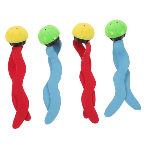 WOONEKY 4 Stück Teiliges Tauchringset aus Robustem und UV Beständig Fördert Schwimm und Tauchfähigkeiten für Jahre Outdoor Sommer für Poolspaß WOONEKY 4 Stück Teiliges Tauchringset aus Robustem und UV Beständig Fördert Schwimm und Tauchfähigkeiten für Jahre Outdoor Sommer für Poolspaß von WOONEKY