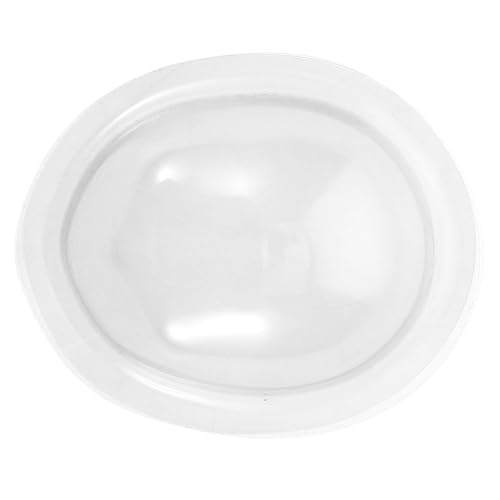 WOONEKY 4 Stück Transparente Kunststoff Gesichtsschutzmasken für Bjd Puppen Kratzfeste Schminkabdeckung Leichter Schutz für Puppengesicht und Wimpern für Puppen Make Up Pflege von WOONEKY