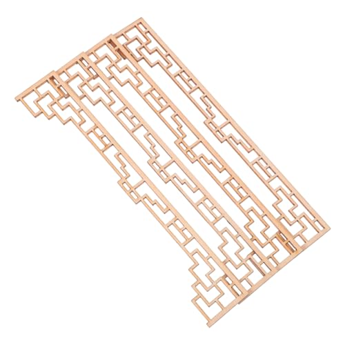 WOONEKY 4 Stück Unvollendete Chinesische Architekturmodelle für Puppenhaus Dekorationen und DIY Miniaturprojekte für Sandtisch Szenen WOONEKY 4 Stück Unvollendete Chinesische Architekturmodelle für Puppenhaus Dekorationen und DIY Miniaturprojekte für Sandtisch Szenen von WOONEKY