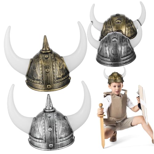 WOONEKY 4-teiliger Mittelalterhelm: -kriegerhelm – Partyhut Für Halloween, Silvester Und Themenveranstaltungen – Wiederverwendbare Hut-requisite WOONEKY 4-teiliger Mittelalterhelm: -kriegerhelm – Partyhut Für Halloween, Silvester Und Themenveranstaltungen – Wiederverwendbare Hut-requisite von WOONEKY