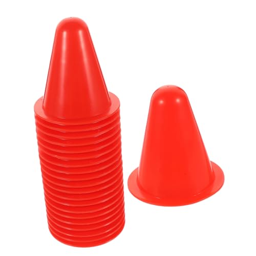 WOONEKY 40 Stück Roller Skating Marker Farbige Pylonen für Skate Training Stabile Hindernisse für Basketball Fußball und Events Leicht und Tragbar WOONEKY 40 Stück Roller Skating Marker Farbige Pylonen für Skate Training Stabile Hindernisse für Basketball Fußball und Events Leicht und Tragbar von WOONEKY