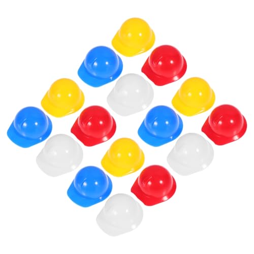 WOONEKY 40 Stück Teiliges Mini Bauarbeiterhelm Realistische Kleine Kunststoffhelme in Rot Blau Gelb Weiß Detailgetreu für Puppen DIY Deko Party Bauhüte Vielseitig für Spiel und Dekoration WOONEKY 40 Stück Teiliges Mini Bauarbeiterhelm Realistische Kleine Kunststoffhelme in Rot Blau Gelb Weiß Detailgetreu für Puppen DIY Deko Party Bauhüte Vielseitig für Spiel und Dekoration von WOONEKY