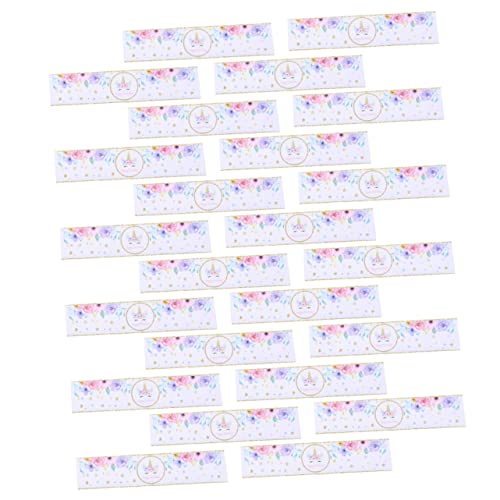 WOONEKY 48 Stück Einhorn Flaschenaufkleber Dekorative Wasserflaschen Sticker für Einhorn Partys Partybedarf und Dekorationen für Unvergessliche Feiern WOONEKY 48 Stück Einhorn Flaschenaufkleber Dekorative Wasserflaschen Sticker für Einhorn Partys Partybedarf und Dekorationen für Unvergessliche Feiern von WOONEKY