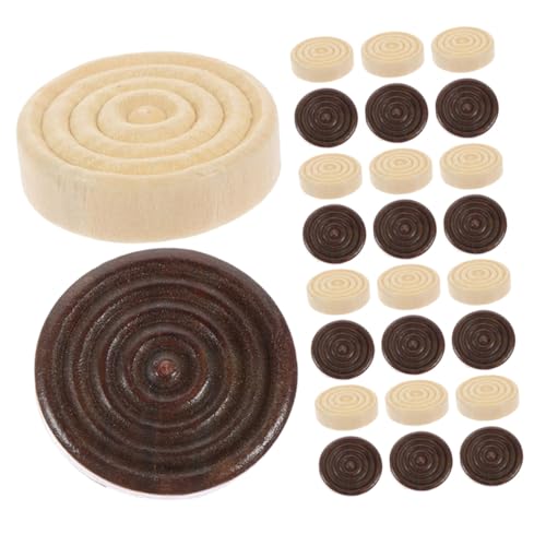 WOONEKY 48 Stück Holz-spielsteine Rund Stapelbar Ersatzspielsteine für Brettspiele Holz-qualität Sicher für Lernfördernd Reisegeeignet WOONEKY 48 Stück Holz-spielsteine Rund Stapelbar Ersatzspielsteine für Brettspiele Holz-qualität Sicher für Lernfördernd Reisegeeignet von WOONEKY