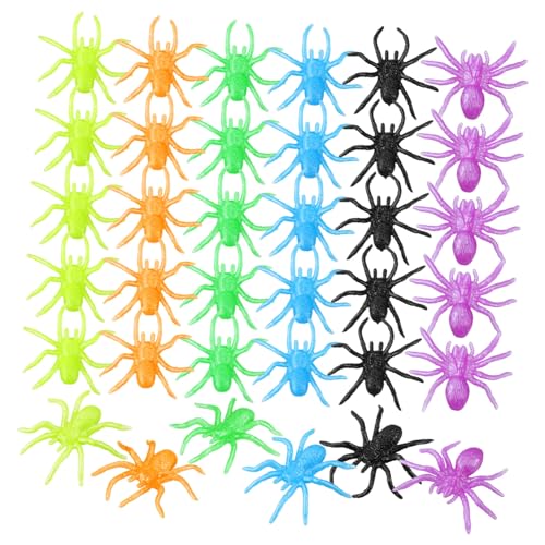 WOONEKY 48 Stück Teiliges Halloween Spinnen Realistische Dehnbare Spinnen als Party Giveaways und Scherzspielzeug für Goodie Bag Füller und Halloween Dekoration WOONEKY 48 Stück Teiliges Halloween Spinnen Realistische Dehnbare Spinnen als Party Giveaways und Scherzspielzeug für Goodie Bag Füller und Halloween Dekoration von WOONEKY