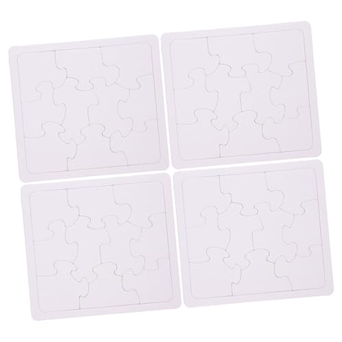 WOONEKY 4Blätter DIY Leere Puzzles zum Zeichnen Puzzleteile für Kreative Bastelprojekte für Familienaktivitäten WOONEKY 4Blätter DIY Leere Puzzles zum Zeichnen Puzzleteile für Kreative Bastelprojekte für Familienaktivitäten von WOONEKY