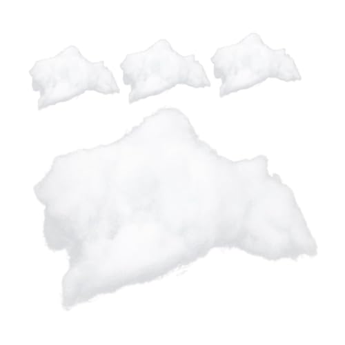 WOONEKY 4Er-Packung Pack Baumwollfüllung für Stofftiere Kissen und DIY Handarbeiten Weiche Komfortable Füllung für Plüschspielzeug und Kissen für Kreative Projekte und Heimdekoration WOONEKY 4Er-Packung Pack Baumwollfüllung für Stofftiere Kissen und DIY Handarbeiten Weiche Komfortable Füllung für Plüschspielzeug und Kissen für Kreative Projekte und Heimdekoration von WOONEKY