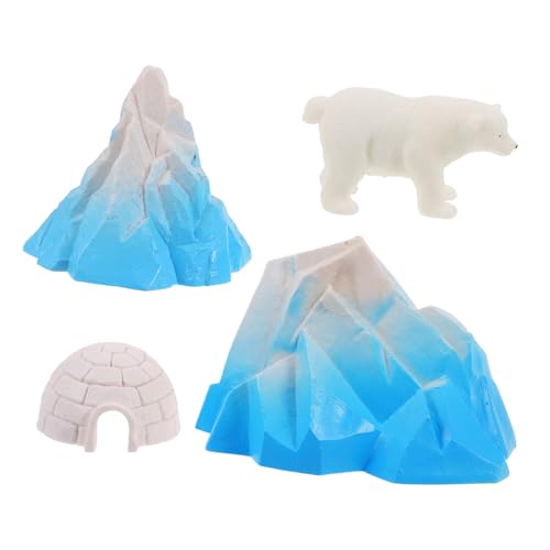 WOONEKY 4Stücke Iglu Modelle Realistische mit Figuren Winterliche Dekoration für Diorama und Schreibtisch für Sammler WOONEKY 4Stücke Iglu Modelle Realistische mit Figuren Winterliche Dekoration für Diorama und Schreibtisch für Sammler von WOONEKY