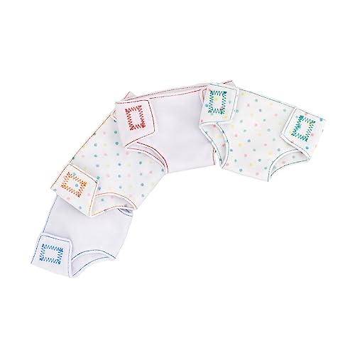 WOONEKY 4Stücke Puppenunterwäsche für Babypuppen Bequeme und Waschbare Puppenkleidung mit Verstellbarem Verschluss Zubehör für Kreative Rollenspiele WOONEKY 4Stücke Puppenunterwäsche für Babypuppen Bequeme und Waschbare Puppenkleidung mit Verstellbarem Verschluss Zubehör für Kreative Rollenspiele von WOONEKY