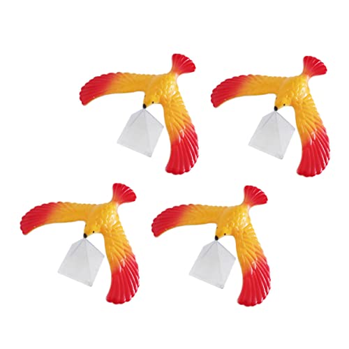 WOONEKY 4pcs Balance Spielzeug Für Kinder Kinder Vogel Spielzeug Vorschule Pädagogisches Kunststoff Tier Spielzeug Spielzeug Zufällige Farbe von WOONEKY