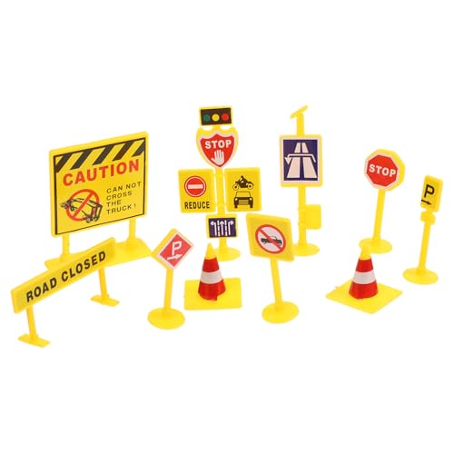 WOONEKY 5 Satz Teiliges Verkehrszeichen Modellset Miniatur Verkehrszeichen Simulation Micro Landschaftsdekoration Lernspielzeug für Miniaturgärten WOONEKY 5 Satz Teiliges Verkehrszeichen Modellset Miniatur Verkehrszeichen Simulation Micro Landschaftsdekoration Lernspielzeug für Miniaturgärten von WOONEKY
