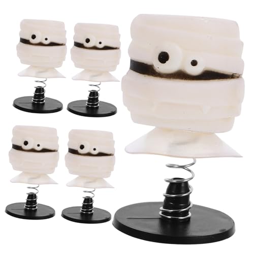 WOONEKY 5 Stück Halloween Sprungspielzeug Lustige Cartoon Figuren für Partygeschenke und Dekorationen für Halloween Feste Sicheres und Unterhaltsames für Zuhause und Büro WOONEKY 5 Stück Halloween Sprungspielzeug Lustige Cartoon Figuren für Partygeschenke und Dekorationen für Halloween Feste Sicheres und Unterhaltsames für Zuhause und Büro von WOONEKY