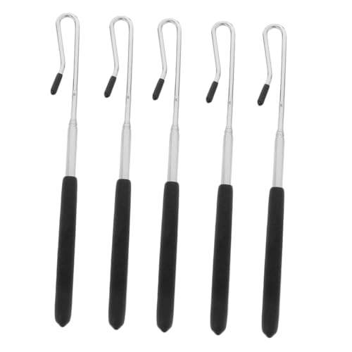 WOONEKY 5 Stück Handpuppen-Joystick Handpuppenstab Marionettengriffe Armsteuerstange Puppenstäbe Aus Metall Puppengriffe Puppenarmstange Steuerstange Für Den Puppenarm Plastik Schwarz von WOONEKY