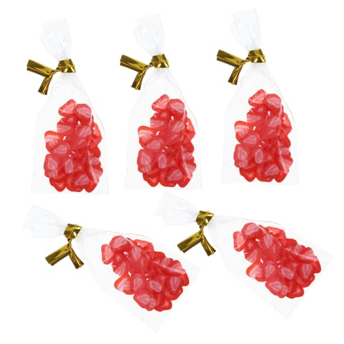 WOONEKY 5 Stück Puppenhaus Fruchtdeko DIY Bastel Dekorationsaccessoires für Mini küchen und Spielwelten von WOONEKY