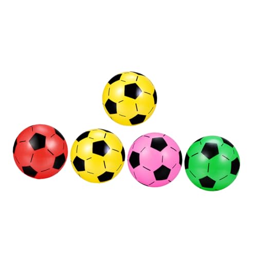 WOONEKY 5 Stück Teiliges Aufblasbares Kunststoff Soccerball Robust und Farblich Sortiert für Erwachsene Geeignet für Drinnen und Draußen Fördert Bewegung und Gesundheit Zufällige Farbe WOONEKY 5 Stück Teiliges Aufblasbares Kunststoff Soccerball Robust und Farblich Sortiert für Erwachsene Geeignet für Drinnen und Draußen Fördert Bewegung und Gesundheit Zufällige Farbe von WOONEKY