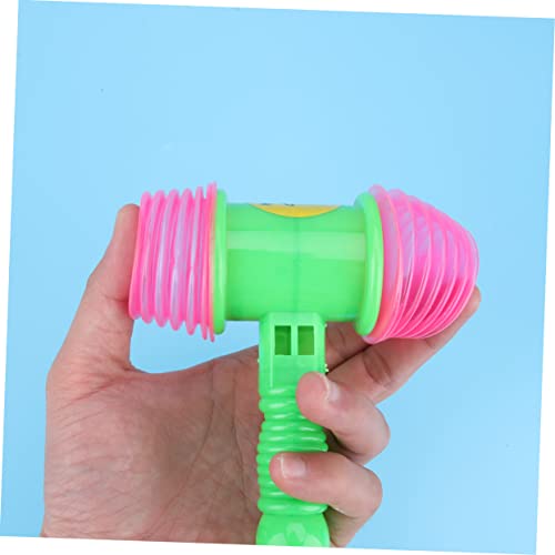 WOONEKY 5 Stück Teiliges Hammer mit Quietschendem Sound Sicherer Griff Pädagogisches Musikspielzeug für Jungen und Mädchen Fördert Rhythmusgefühl und Motorische Zufällige Farbe von WOONEKY