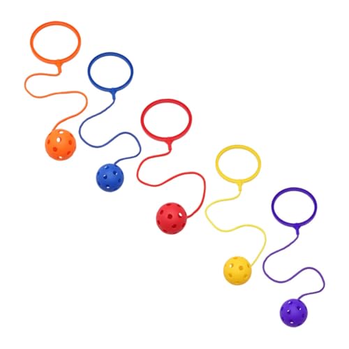 WOONEKY 5 Stück Teiliges Hüpfball für Fitness und Koordination Buntes Sprungspielzeug für Erwachsene Einfach zu Bedienen für Indoor und Outdoor Spaß Fördert Motorische WOONEKY 5 Stück Teiliges Hüpfball für Fitness und Koordination Buntes Sprungspielzeug für Erwachsene Einfach zu Bedienen für Indoor und Outdoor Spaß Fördert Motorische von WOONEKY