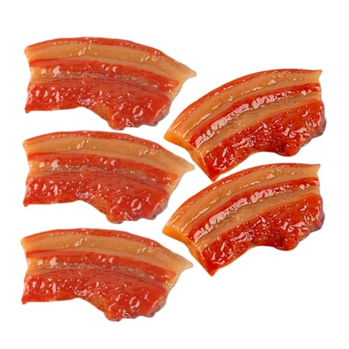 WOONEKY 5 Stück Teiliges Künstliches Schweinebauch dekor aus Langlebigem Harz Lebensechte Fleischsimulation mit Detailgetreuer Farbgebung Vielseitig für Fotografie Supermarkt WOONEKY 5 Stück Teiliges Künstliches Schweinebauch dekor aus Langlebigem Harz Lebensechte Fleischsimulation mit Detailgetreuer Farbgebung Vielseitig für Fotografie Supermarkt von WOONEKY
