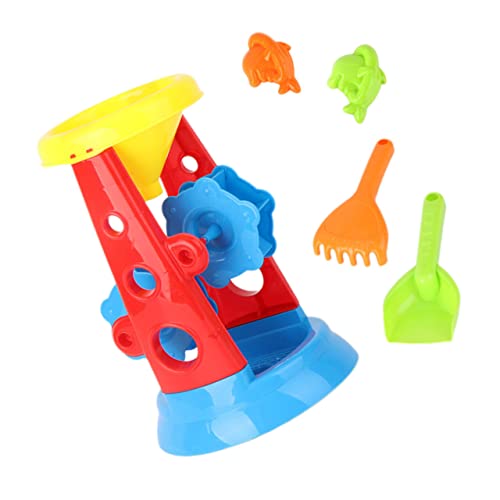 WOONEKY 5 Stück Teiliges Set Interaktive Sandspielzeuge für Sandbucket und Sanduhr für Strand Leicht für Outdoor Spaß im Sommer von WOONEKY
