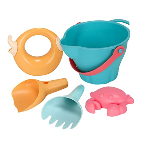 WOONEKY 5 Stück Teiliges Strandspielzeug Set für Lustige Wasser und Sandspielzeuge Tragbarer Eimer und Schaufel Kreatives Buddelspielzeug für Jungen und Mädchen im Freien WOONEKY 5 Stück Teiliges Strandspielzeug Set für Lustige Wasser und Sandspielzeuge Tragbarer Eimer und Schaufel Kreatives Buddelspielzeug für Jungen und Mädchen im Freien von WOONEKY