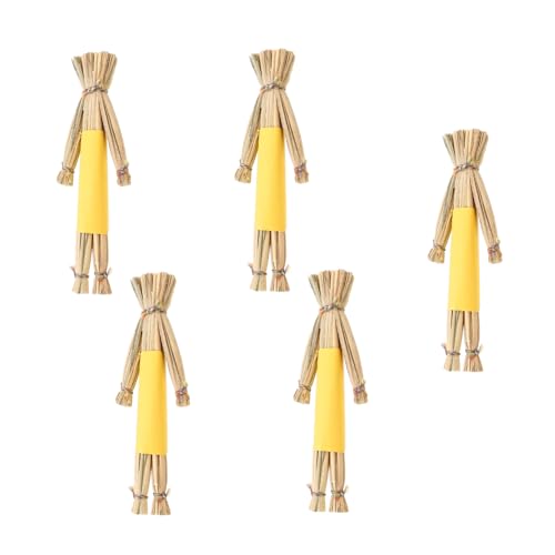 WOONEKY 5 Stück Teiliges aus Scarecrow Figuren für Puppenhaus und Sandtisch Herbst Dekoration für Erntedankfest und Gartenlandschaften WOONEKY 5 Stück Teiliges aus Scarecrow Figuren für Puppenhaus und Sandtisch Herbst Dekoration für Erntedankfest und Gartenlandschaften von WOONEKY