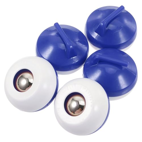 WOONEKY 5 Teiliges Tragbares Curling Spielzubehör Für Den Innenbereich Tisch Mini Curlingbälle Set Verbessern Sie Fähigkeiten Und Machen Sie Spaß Miniatur Curlingbälle Für Das Im von WOONEKY