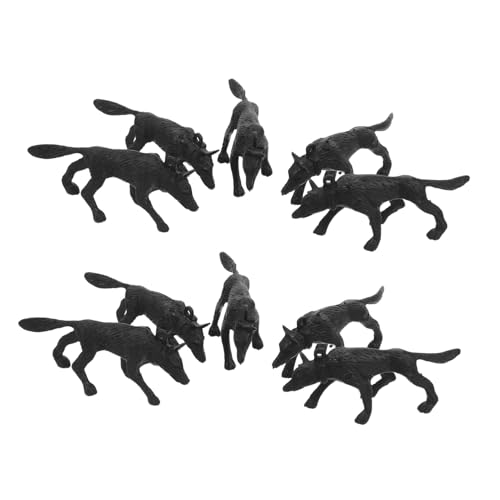 WOONEKY 50 Stück Hundefiguren Realistische Polizeihunde aus Tiermodelle für Kognitive Entwicklung von Kindern für Sandtische und Rollenspiele WOONEKY 50 Stück Hundefiguren Realistische Polizeihunde aus Tiermodelle für Kognitive Entwicklung von Kindern für Sandtische und Rollenspiele von WOONEKY