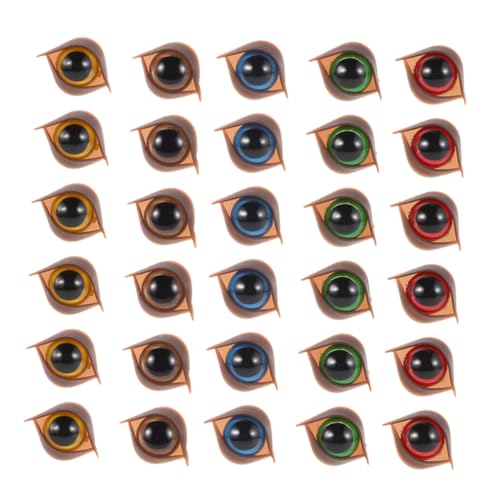 WOONEKY 50 Stück Sichere Augen für Plüschtiere Realistische Kunstaugen mit Unterlegscheiben für DIY Projekte und Häkelarbeiten für Kreative Bastelarbeiten WOONEKY 50 Stück Sichere Augen für Plüschtiere Realistische Kunstaugen mit Unterlegscheiben für DIY Projekte und Häkelarbeiten für Kreative Bastelarbeiten von WOONEKY