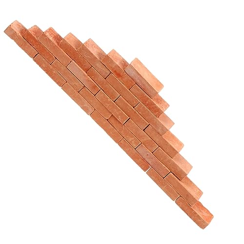 WOONEKY 50 Stück Ziegelmodell Ziegel Requisiten Sandtisch Landschaftsbau Ziegel Puppenhaus Miniatur Ziegel DIY Miniatur Ziegel Simulation Ziegel Miniatur Garten Ziegel Lebensechte von WOONEKY