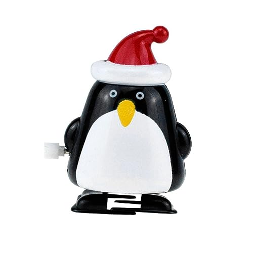 WOONEKY 5St Aufzieh Spielzeug Penguin Pinguine Gefälligkeiten für Weihnachtsfeiern pädagogisches Spielzeug Haargummis Spielzeuge weihnachtsuhrwerk Spielzeug Elchspielzeug Tier Geschenk von WOONEKY