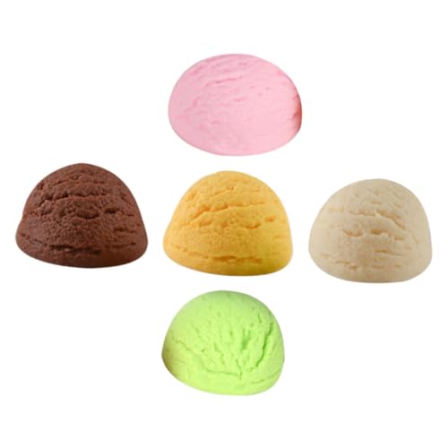 WOONEKY 5Stücke Künstliche Eiskugeln aus Realistische Dessert Requisiten für Fotografie Partydekoration und Ausstellungen Leuchtende Farben und Langlebig WOONEKY 5Stücke Künstliche Eiskugeln aus Realistische Dessert Requisiten für Fotografie Partydekoration und Ausstellungen Leuchtende Farben und Langlebig von WOONEKY