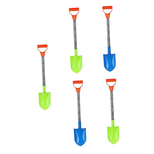 WOONEKY 5Stücke Teiliges Sandspielzeug für Ergonomische Sandschaufeln aus Robustem und für Strand Garten und Outdoorspiele Farbe Zufällig von WOONEKY