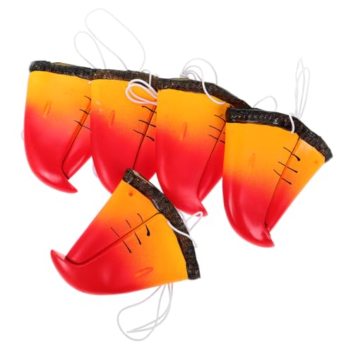 WOONEKY 5Stücke Teiliges Set Papagei Requisite für Halloween Cosplay Realistische Tiernase für Rollenspiele Wiederverwendbar und Langlebig WOONEKY 5Stücke Teiliges Set Papagei Requisite für Halloween Cosplay Realistische Tiernase für Rollenspiele Wiederverwendbar und Langlebig von WOONEKY