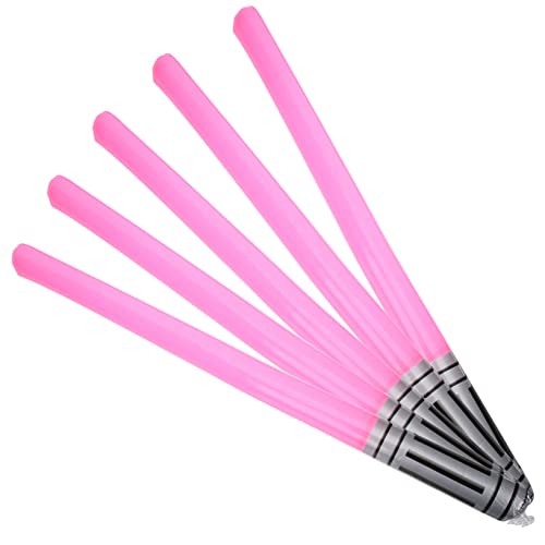 WOONEKY 5 Stück Aufblasbares Lichtschwert-spielzeug Für Kinder Pool-party- Säbel Pvc-material Partyspiele Für Jungen Und Mädchen Im Alter Von 4–12 Jahren von WOONEKY