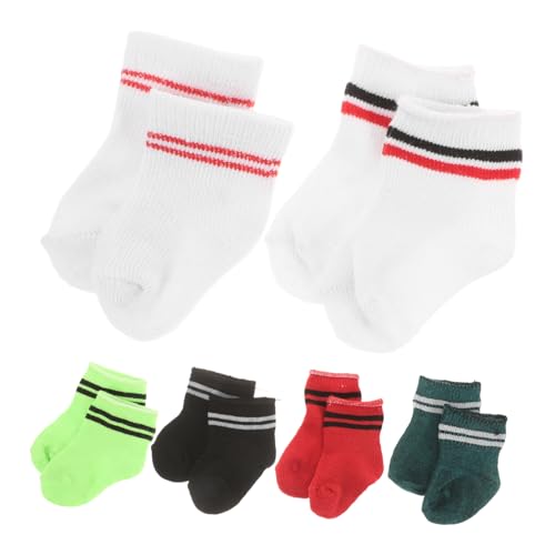 WOONEKY 6 Paare Puppensocken Handgewebte Kurzsocken für Puppen Doll Dress Up Zubehör Leichte und Hochwertige Puppenkleidung für Fotografie und Rollenspiele WOONEKY 6 Paare Puppensocken Handgewebte Kurzsocken für Puppen Doll Dress Up Zubehör Leichte und Hochwertige Puppenkleidung für Fotografie und Rollenspiele von WOONEKY