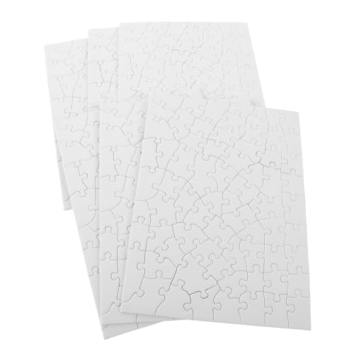 WOONEKY 6 Sätze DIY Blank Puzzles für Sublimation Teiliges für Kreative Bastelaktivitäten Personalisiertes Puzzle für Erwachsene Sicheres für Endlosen Spaß von WOONEKY