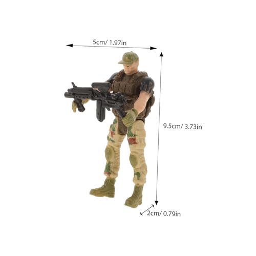 WOONEKY 6 Stück Bewegliche Soldatenfiguren Teiliges und Polizei Actionfiguren mit Gelenken Realistische Miniatur Soldatenspielzeuge für Sammeln und Sandtisch Dekoration WOONEKY 6 Stück Bewegliche Soldatenfiguren Teiliges und Polizei Actionfiguren mit Gelenken Realistische Miniatur Soldatenspielzeuge für Sammeln und Sandtisch Dekoration von WOONEKY