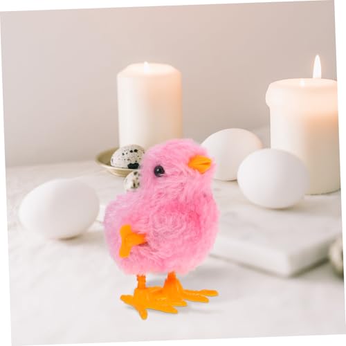 WOONEKY 6 Stück Bunte Wind Up Küken Spielzeuge aus Plüsch Niedliche Simulationstiere für Osterfeiern Langlebige Lustige Mitgebsel für Osterdeko und Partyspaß WOONEKY 6 Stück Bunte Wind Up Küken Spielzeuge aus Plüsch Niedliche Simulationstiere für Osterfeiern Langlebige Lustige Mitgebsel für Osterdeko und Partyspaß von WOONEKY
