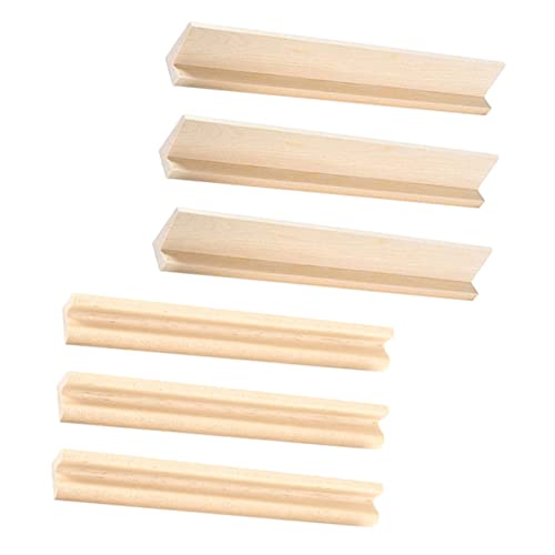 WOONEKY 6 Stück Holz Domino Halter mit Sockel Wiederverwendbare Domino Ablagen DIY Holzständer für Spielsteine Platzsparend und Praktisch WOONEKY 6 Stück Holz Domino Halter mit Sockel Wiederverwendbare Domino Ablagen DIY Holzständer für Spielsteine Platzsparend und Praktisch von WOONEKY