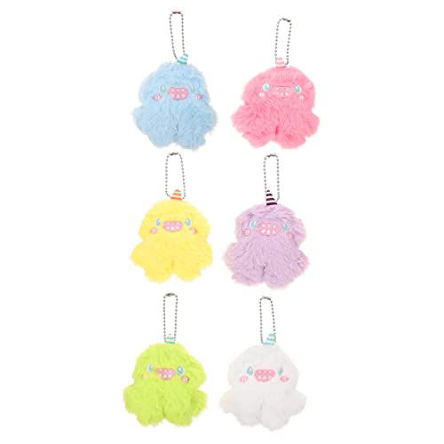 WOONEKY 6 Stück Niedliche Plüschfiguren Kleine Kuscheltier Deko mit Anhänger Kindergeburtstag Vielseitig Verwendbar für Jungen Mädchen WOONEKY 6 Stück Niedliche Plüschfiguren Kleine Kuscheltier Deko mit Anhänger Kindergeburtstag Vielseitig Verwendbar für Jungen Mädchen von WOONEKY