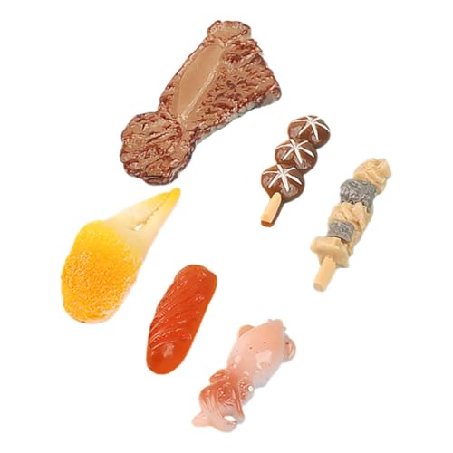WOONEKY 6 Stück Simulierte Lebensmittel, Mini Zubehör, Puppenhaus Snack, Mini Snack, Puppenhaus, Mini Snack, Miniatur Snack, Winzige Lebensmittel, Puppenhaus Lebensmittelmodell, Mini WOONEKY 6 Stück Simulierte Lebensmittel, Mini Zubehör, Puppenhaus Snack, Mini Snack, Puppenhaus, Mini Snack, Miniatur Snack, Winzige Lebensmittel, Puppenhaus Lebensmittelmodell, Mini von WOONEKY