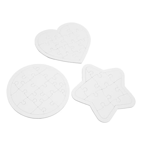 WOONEKY 6 Stück Teiliges DIY Papierpuzzle mit Leerem Cartoon Motiv Präzise Geschnitten zum Bemalen und Kreativen Gestalten Wiederverwendbar für Malen WOONEKY 6 Stück Teiliges DIY Papierpuzzle mit Leerem Cartoon Motiv Präzise Geschnitten zum Bemalen und Kreativen Gestalten Wiederverwendbar für Malen von WOONEKY