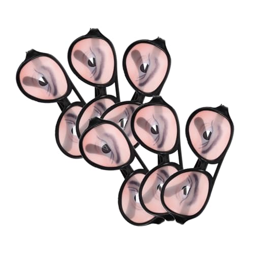 WOONEKY 6 Stück Teiliges Halloween Partybrillen Lustige Unisex Brillengestelle Witzige Requisiten für Karneval Maskerade Geburtstags und Tanzpartys Auffällige Verkleidungsaccessoires für von WOONEKY