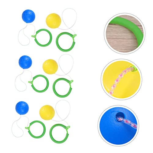 WOONEKY 6 Stück Teiliges Hüpfender Bälle mit Ringen Bouncy Ball für Fitness und Freizeitaktivitäten Sicher für Drinnen und Draußen WOONEKY 6 Stück Teiliges Hüpfender Bälle mit Ringen Bouncy Ball für Fitness und Freizeitaktivitäten Sicher für Drinnen und Draußen von WOONEKY