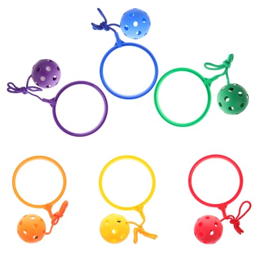WOONEKY 6 Stück Teiliges Jumping Ring für Knöchelspringball für Koordination und Fitness für Spiele im Freien von WOONEKY